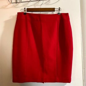 Gorgeous, Red Ann Taylor Skirt